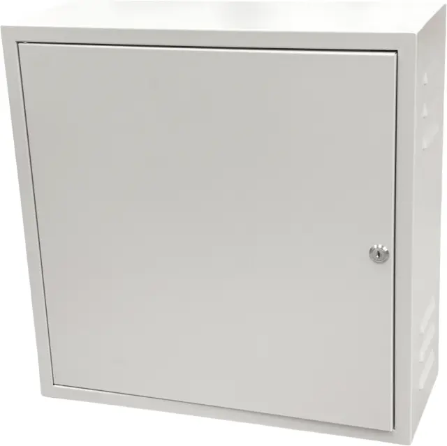 Conexpro wall mounting box 500x500x200, ventilation, gray