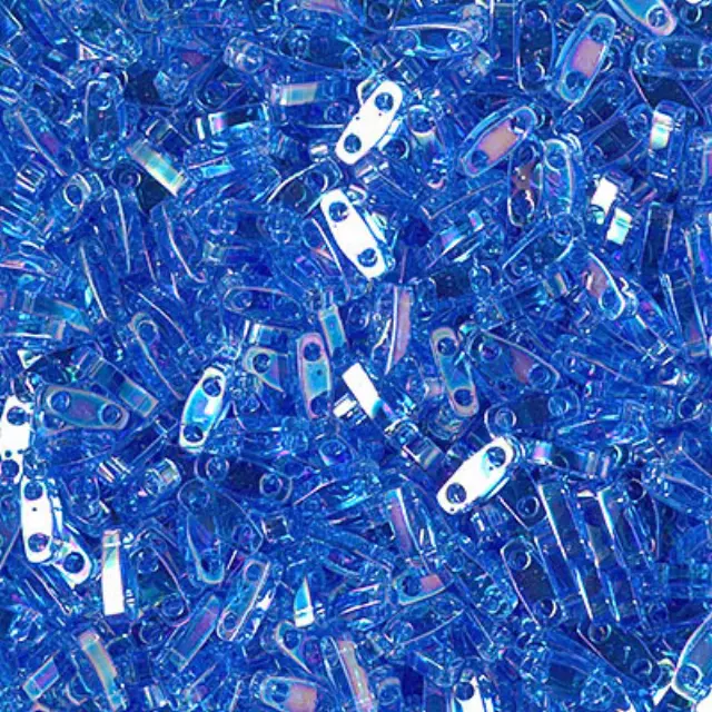 Χάντρα Miyuki Quarter Tila No261 Transparent Sapphire AB ~7gr