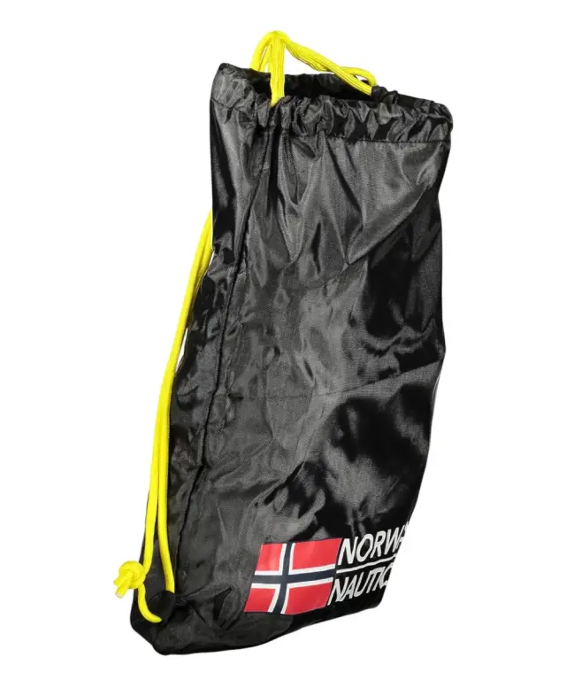 Norway Nautical School - Αμφίφυλο Σακίδιο Πλάτης Πουγκί (Sack Bag) 830001-BLACK Μαύρο 3