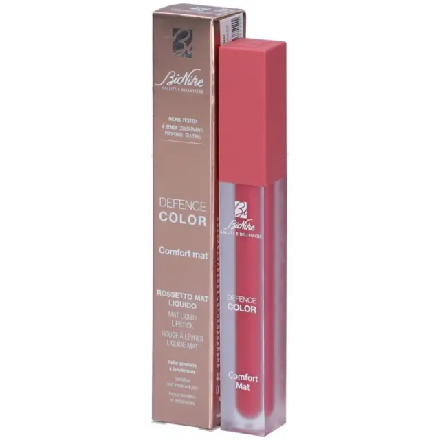 Bionike Defence Color Comfort Mat Υγρό Κραγιόν 4.5ml Nr.702 Rose Macaron