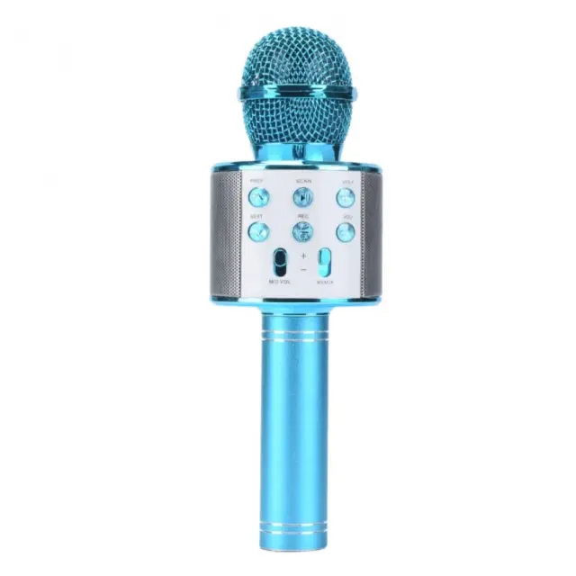 Ασύρματο μικρόφωνο bluetooth με ενσωματωμένο ηχείο - WSTER WS-858 ΜΠΛΕ