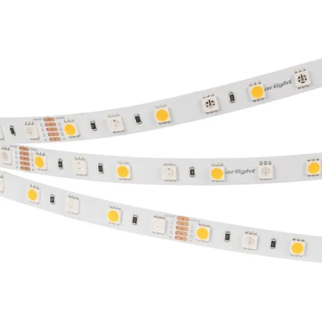 5m LED Strip 9.6W/m 12V IP33 RGBWW 10mm NEXTEC