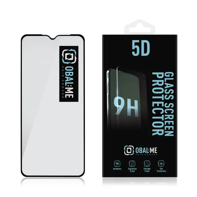 OBAL:ME 5D Glass Screen Protector for Honor 70 Lite Black 2