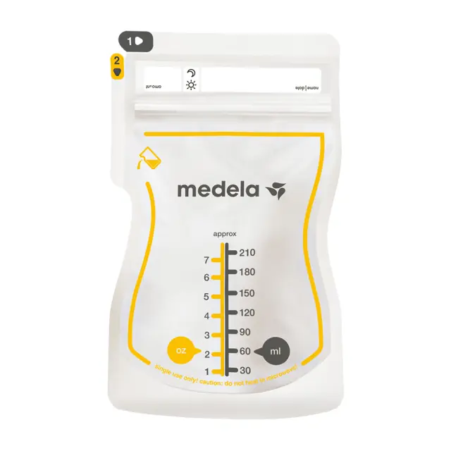 Medela - Easy Pour breast milk storage bags - 210 ml - 50 pcs - Baby and Children