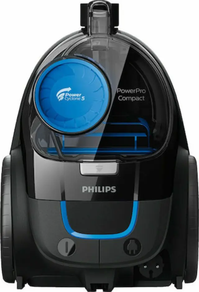 Philips FC9331 Powerpro Compact Ηλεκτρική Σκούπα 900W με Κάδο 1.5lt Μαύρη