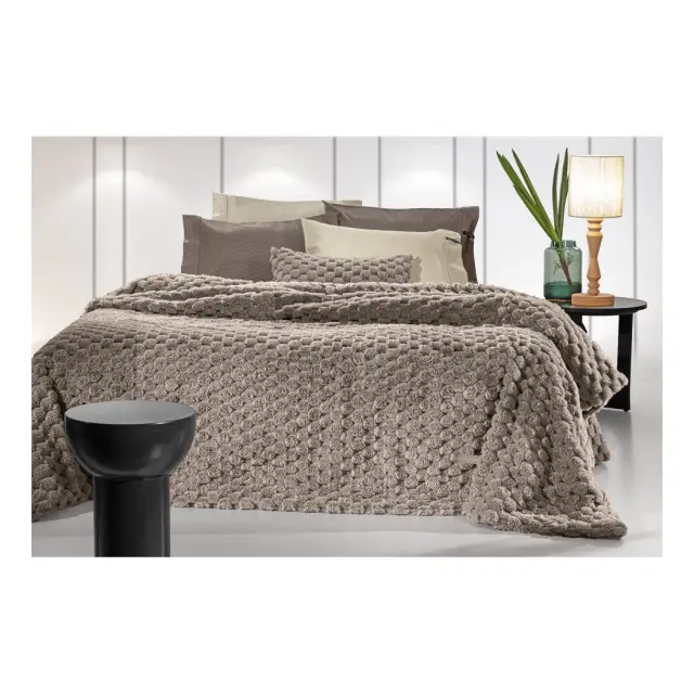 ΓΟΥΝΙΝΗ ΚΟΥΒΕΡΤΑ KING SIZE(240×260) ELIXIR TAUPE GUY LAROCHE