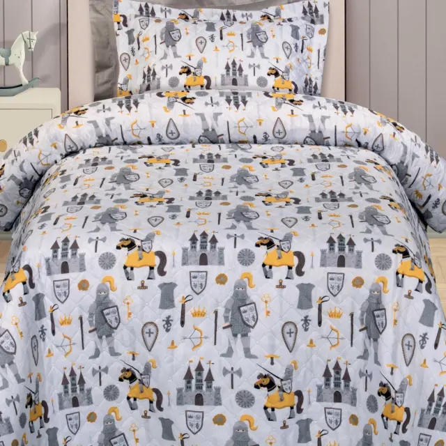 Ζεύγος Μαξιλαροθήκες 50x70+5 Essential Greenwich Polo Club Junior 8861 Cream-Grey 100% Microfiber 2