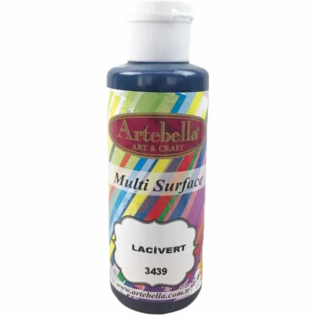 Artebella Ακρυλικό Χρώμα Multi Surface - 3439 Navy Blue - 130ml
