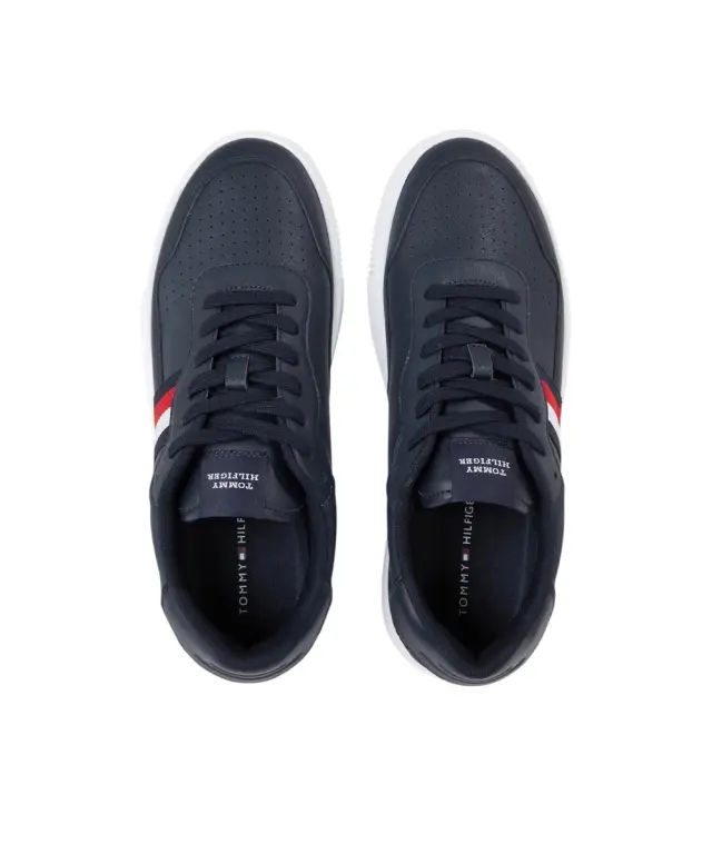 Tommy Hilfiger - Ανδρικά Sneakers Supercup Leather Stripes FM0FM04824-DW5 Μπλε Ναυτικό 3