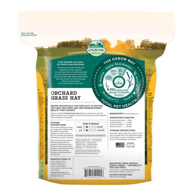 Oxbow Orchard Grass Hay Χόρτο 4kg 2