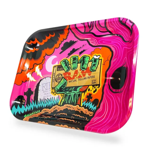 Raw Rolling Tray Zombie - large (27x34cm)