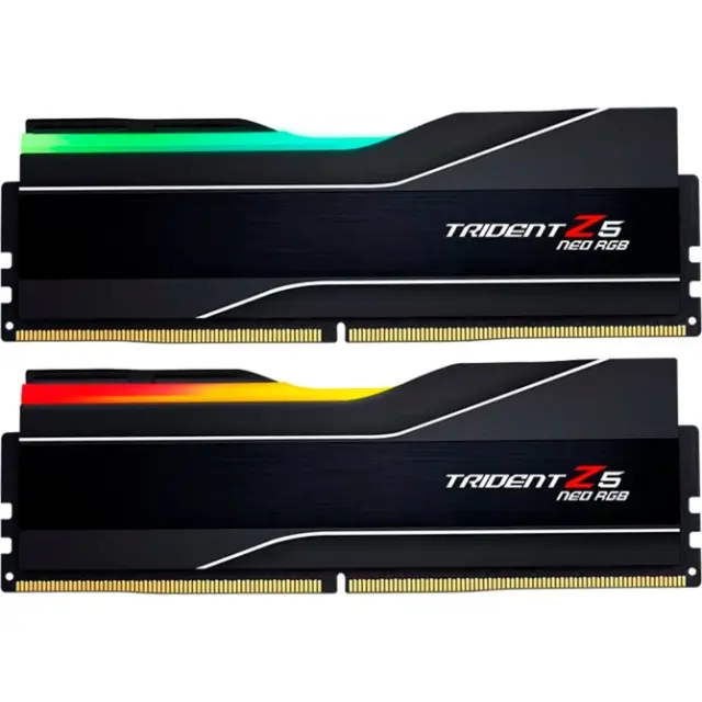 G.Skill DIMM 96 GB DDR5-5600 (2x 48 GB) Dual-Kit (black, F5-5600J4040D48GX2-TZ5NR, Trident Z5 NEO RGB, AMD EXPO)