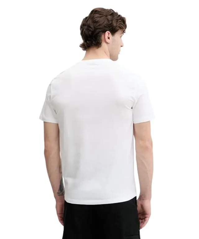 Calvin Klein - Ανδρικό T-shirt SS 30s EU Regular Fit LV04RG800G-YAF Λευκό 2