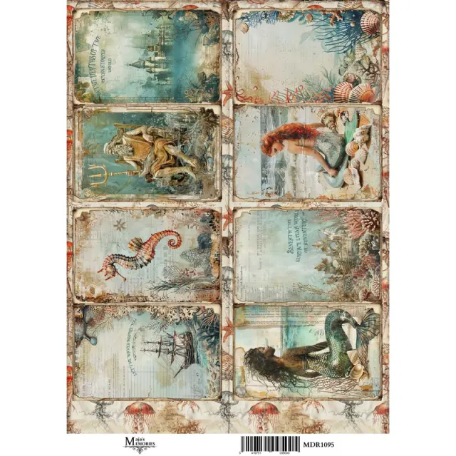 Ριζόχαρτο Maja's Memories, 30x42cm, Sea Cards, MDR1095