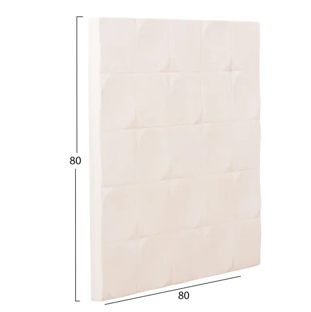 ΠΙΝΑΚΑΣ ΤΕΤΡΑΓΩΝΟΣ FB94516 MDF ΣΕ ΥΠΟΛΕΥΚΟ ΧΡΩΜΑ 80x4,5(πάχος)x80Υεκ. 2