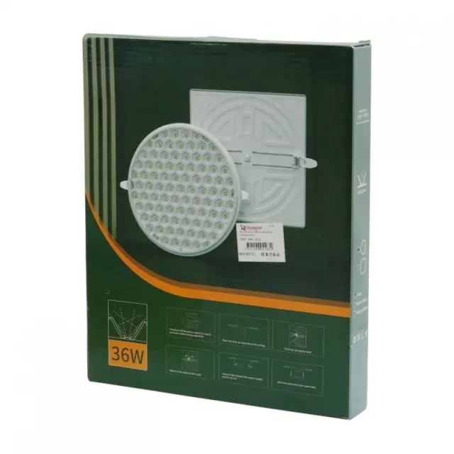 LED ΠΑΝΕΛ 36w ΜΕ ΤΡΟΦΟΔΟΤΙΚΟ TY-RH-012 3