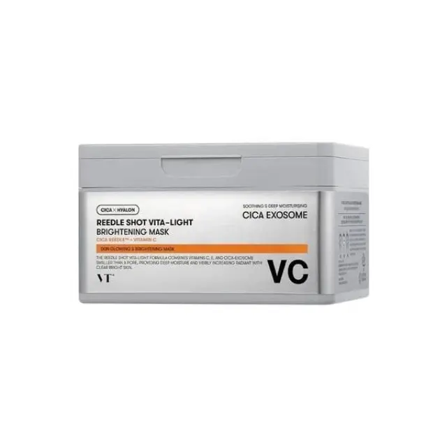 VT Reedle shot Vita-light Brightening mask - Μάσκες καθημερινής χρήσης με λευκαντικά συστατικά