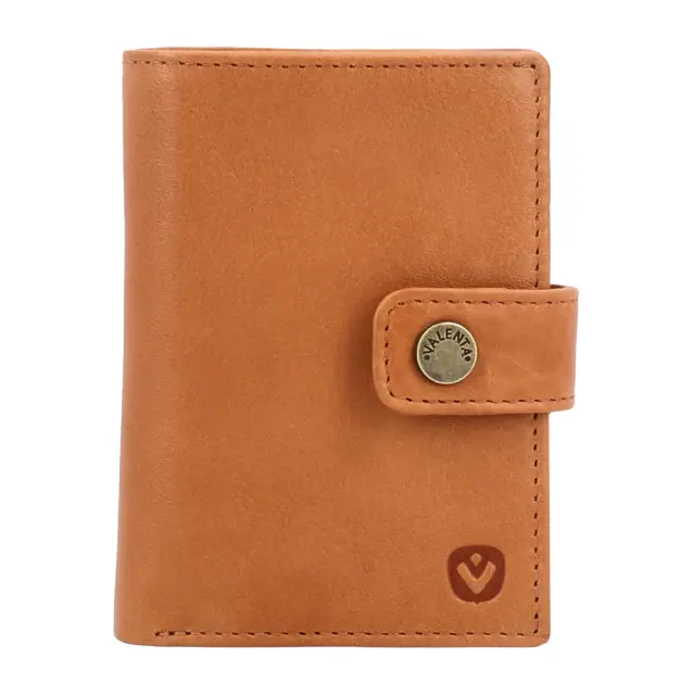 Valenta Δερμάτινο Πορτοφόλι Ανδρικό με RFID / Leather Wallet: MagSafe Luxe (5 χρώματα) - Καφέ