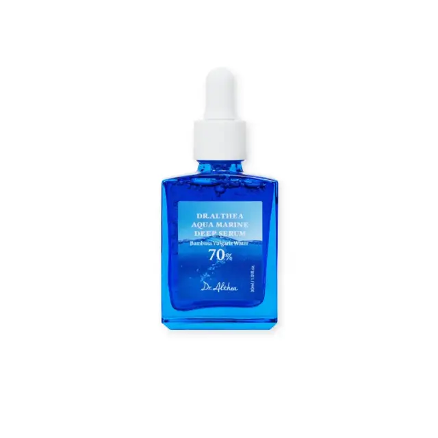 Dr. Althea Aqua Marine Deep Serum Ενυδατικό Serum Προσώπου με 70% Νερό Μπαμπού, Υαλουρονικό & Πανθενόλη για Λάμψη 30ml