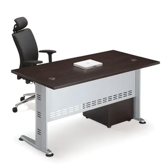 Γραφείο COMPACT Wenge/Γκρι Μέταλλο/Μελαμίνη 120x80x75cm