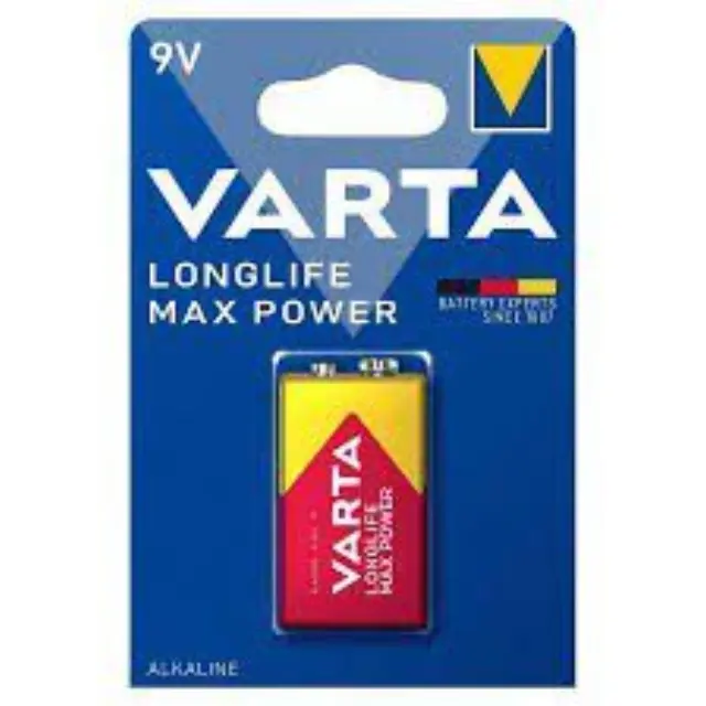 VARTA Longlife Max Power 9V αλκαλική μπαταρία 1 τμχ
