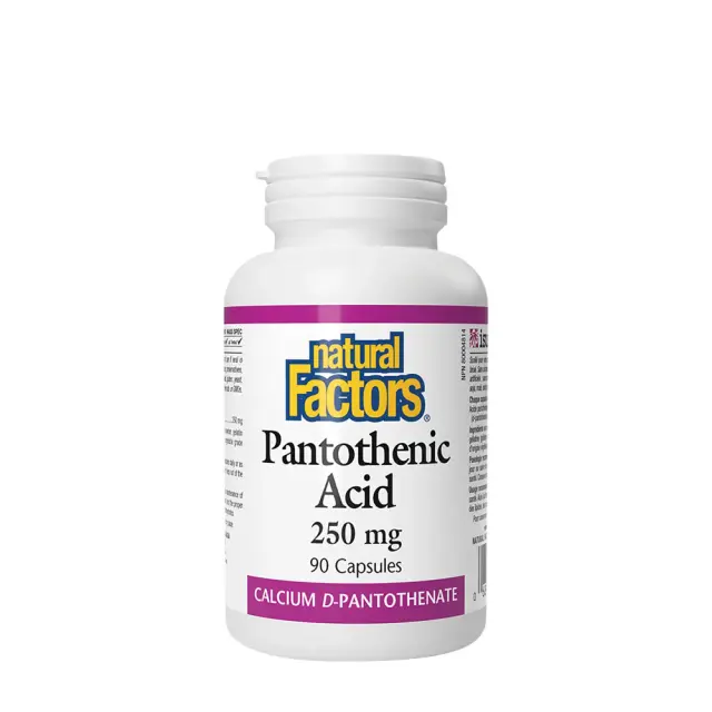 Natural Factors Panthothenic Acid 250 mg