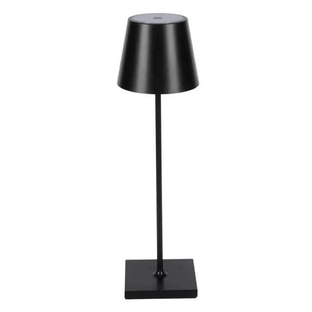 Nog-mos Φορητό επιτραπέζιο LED φωτιστικό ø11cm 2.2W 3000K IP54 μαύρο