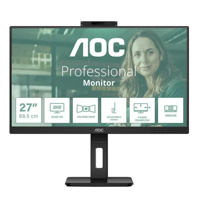 AOC Q27P3QW IPS Monitor 27" QHD 2560x1440 με Χρόνο Απόκρισης 4ms GTG