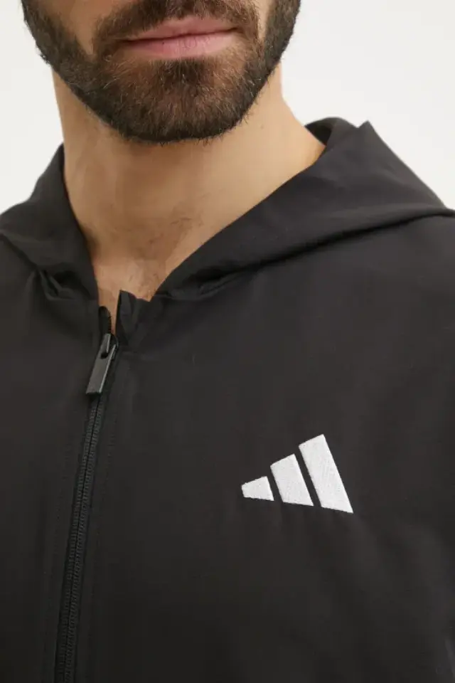 Adidas Sportswear Αντιανεμικό Μαύρο - L 3