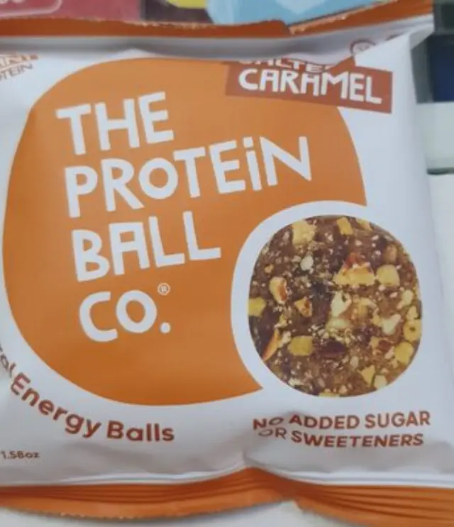 The Protein Ball Co Salted Caramel Μπαλίτσες Πρωτεΐνης με Γεύση Αλατισμένη Καραμέλα, 45gr
