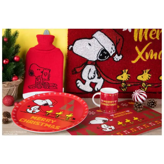 Excelsa Χριστουγεννιάτικο Χαλάκι εισόδου (60cmX40cm): Peanuts 2