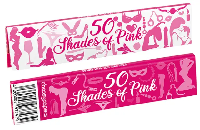 Choosypapers Χαρτάκια King Size Slim 32φ. - 50 Shades of Pink