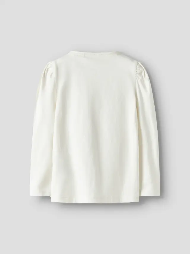 Name It Τοπ κοριτσίστικο πλεκτό Λευκό NMFTALLY LS TOP - 13251820 3