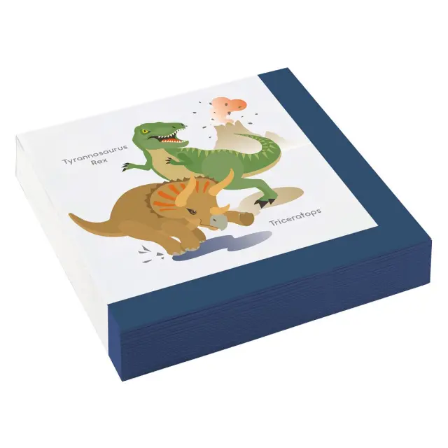 Party Χαρτοπετσετες Happy Dinosaur 33X33 Συσκευασια 16 Τμχ (M9903973)