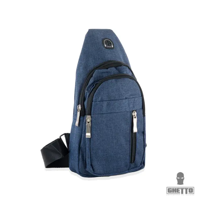 Ghetto Compact Crossbody Sling Bag | Everyday Essential Blue