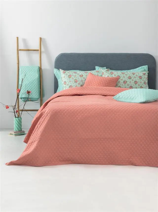 Σετ Κουβερλί με μαξιλαροθήκες Palamaiki Jenn/2 Microfibre Grey Μονό 160 x 240