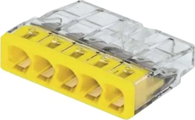 2273-205 PUSH WIRE® splicing connector; for solid conductors; max. 2.5 mm²