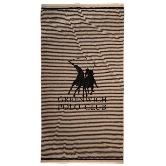 Πετσέτα Θαλάσσης 90x180 400gsm Greenwich Polo Club Essential 5236 Taupe 100% βαμβακερό