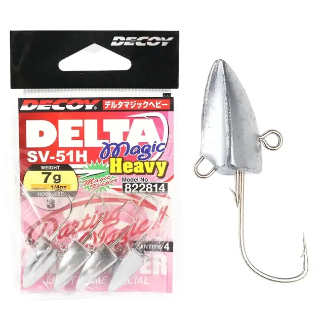 Μολυβοκεφαλή Decoy SV-51H Delta Magic Heavy 3.5gr #4