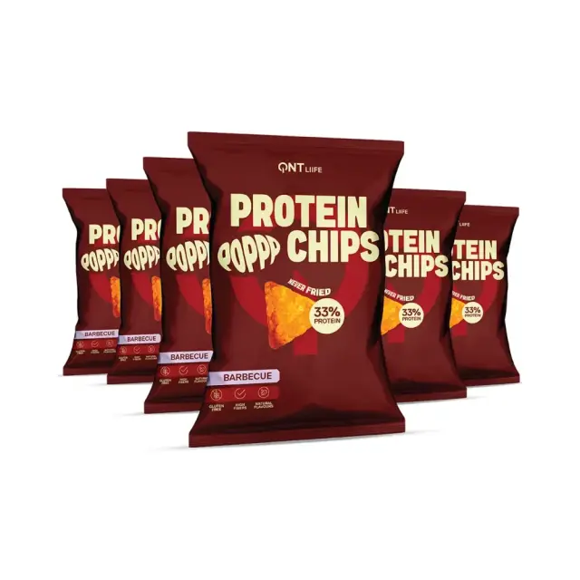 QNT | Protein Chips Barbecue Πρωτεϊνικά Τσιπς | 50gr 2
