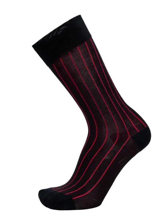 SC-M100-977 - Bordo - SOCKS MEN ULISSE STRIPE - O/S 41-46