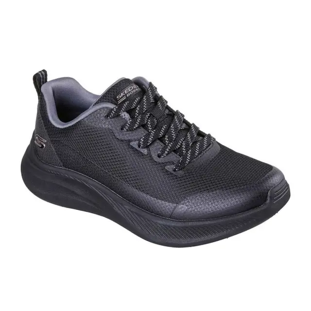 Skechers Mesh Lace Up Moda Flex (117730-BBK) - Μαύρο 3
