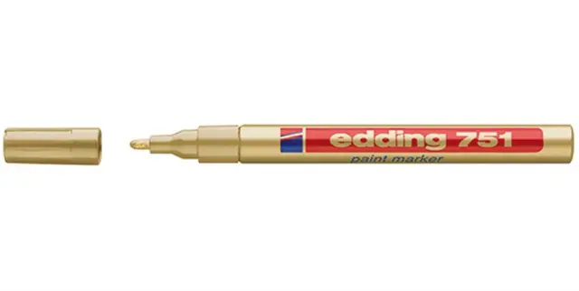 Μαρκαδόρος Λαδιού Edding 751 Χρυσό (Edding)