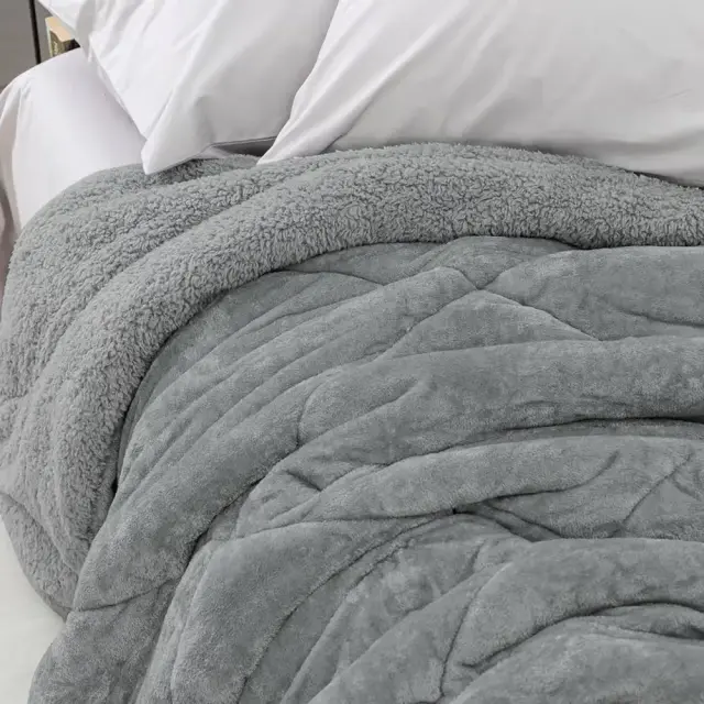 Κουβερτοπάπλωμα Cozy King Size Borea Home Textiles - Πετρόλ - 230 x 260 cm 3