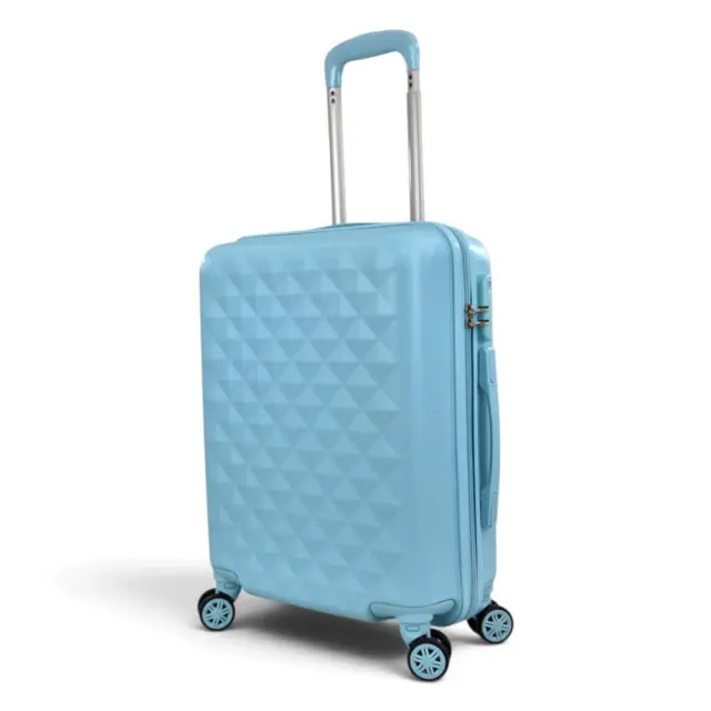 Σκληρή Βαλίτσα Καμπίνας PLAYFULBAGS PS067C. (55x40x20) Max 40lt - Ροζ/Χρυσό 2