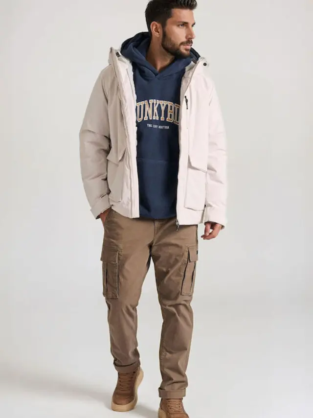 Funky Buddha Casual Jacket Ice FBM010-037-01 3