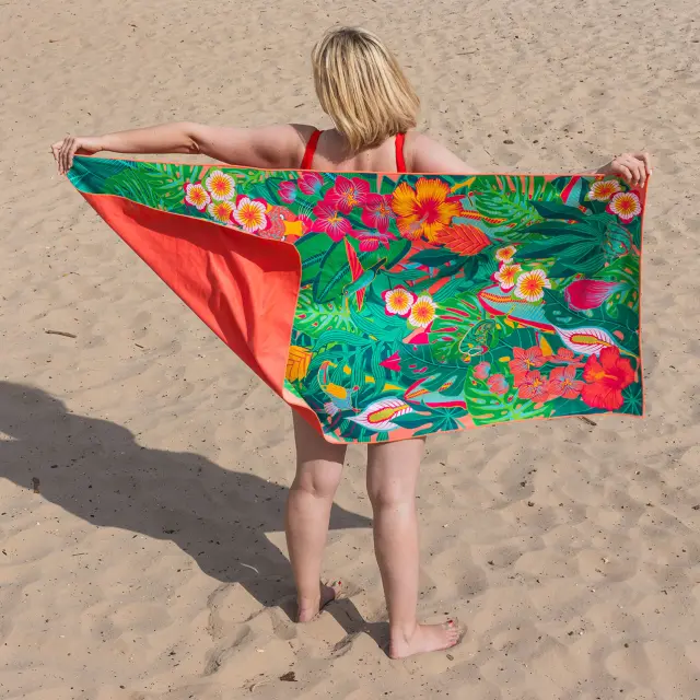 Pylones Body DS Πετσέτα Θαλάσσης (75x150cm) από ίνες microfibre: Tropical 3