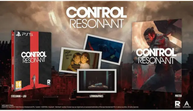 CONTROL Resonant SteelBook Edition PS5 NEW – Action RPG με SteelBook, 3 Art Prints + Poster 2