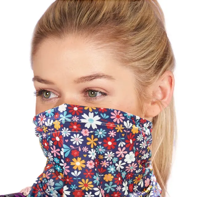 Black Ditsy Snood 3