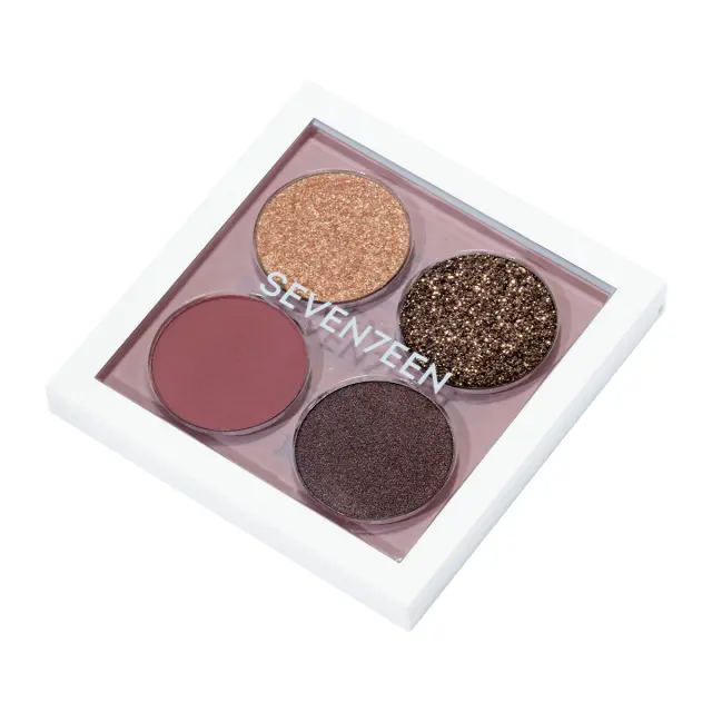 Seventeen Vibrant Eyes Quad Palette | Απόχρωση 08 Nude Poetry